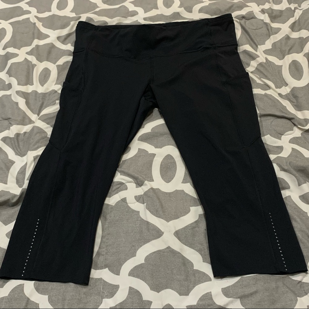 Lululemon athletica Fast & Free crops in Black